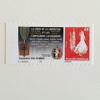 CAGOU PERSONNALISE LOGO EXPOSITION CROIX DE LA LIBERATION DE LUNARDO - Unused Stamps