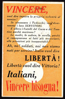 1918 Italia, Con Vignetta "VINCERE Vuol Dire......." Spedita A Viadana - Zonder Portkosten