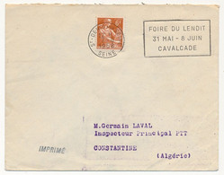 FRANCE - Env Affr. 6 F Moissonneuse - OMEC St Denis S/Seine "Foire Du Lendit 31 Mai 8 Juin Cavalvade" - 1958 - Maschinenstempel (Werbestempel)