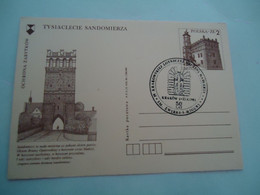 POLAND MAXIMUM CARDS      1981    MONUMENTS  CASTLE - Cartes Maximum