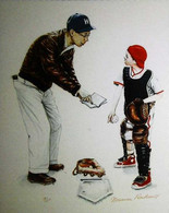 ►  NORMAN ROCKWELL - BASEBALL   - Belle Reproduction En Carte Moderne USA - Baseball