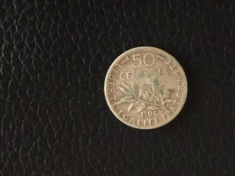 50c 1906 Argent - G. 50 Centesimi
