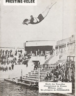 Photo Paris 20e Stade Des Tourelles  Championnat De France Militaire 1931 Plongeon De Poussard - Kunst- Und Turmspringen