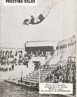 Photo Paris 20e Stade Des Tourelles  Championnat De France Militaire 1931 Plongeon De Poussard - High Diving