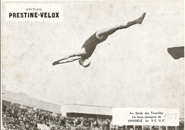 Photo Paris 20e Stade Des Tourelles Un Beau Plongeon Offerlé Du S C U B  1929 - Kunst- Und Turmspringen