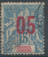 Lot N°63473  Grande Comore N°22, Oblitération Cachet à Date à Déchiffrer - Used Stamps