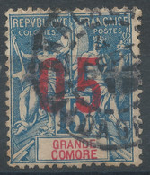 Lot N°63476  Grande Comore N°22, Oblitération à Déchiffrer - Used Stamps