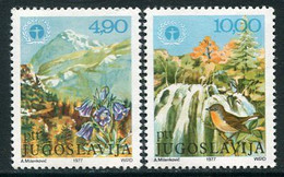 YUGOSLAVIA 1977 Environment Day MNH / **.  Michel 1689-90 - Unused Stamps