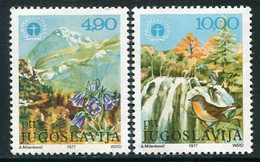 YUGOSLAVIA 1977 Environment Day MNH / **.  Michel 1689-90 - Nuevos