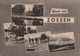 D-15806 Zossen - Alte Ansichten - Berufsschule - Marktplatz - Stadtpark ( Echt Foto) - Zossen