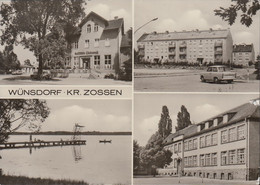 D-15806 Zossen - Wünsdorf - Gaststätte "Lindeneck" - Neubauten - Schule - Nice Stamp - Zossen