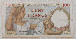 France 1939 - 100 Francs ‘Sully’ - No X.986 001 - P# 94 - VVF - 100 F 1939-1942 ''Sully''