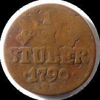 ALLEMAGNE JULIERS-BERG 1/2 Stuber 1790 - Otros & Sin Clasificación