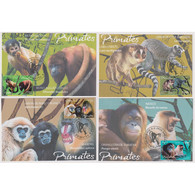 &#128681; Cuba 2020 Fauna - Primates  ()  - Monkeys - Cartoline Maximum