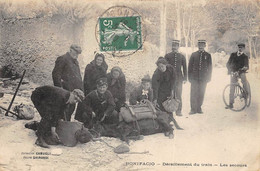 Bonifacio       20       Déraillement D'un Train. - âne - Les Secours     (voir Scan) - Autres & Non Classés