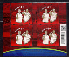 POLAND 2021 - THE EUROPEAN ATHLETIC TEAM CHAMPIONSHIP SILESIA 2021 BLOCK Of 4 N MNH - Unused Stamps