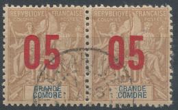 Lot N°63509  Grande Comore Paire Du N°25, Oblitéré Cachet à Date - Used Stamps