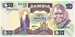 ZAMBIA - 50 KWACHA - ND ( 1986 - 1988 ) - Pick 28 - Sign. 7 - UNC. - President K. KAUNDA - Zambie