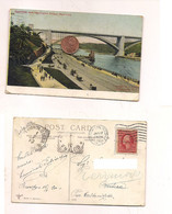 P2394 USA NEW YORK BUTERA GELA Stamp 1910 Viaggiata - Puentes Y Túneles