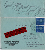 Express Brief Eilboten Augsburg Nach München - Covers & Documents