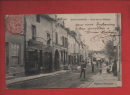 CPA  Abîmée -  Montesson  - Rue De La Mairie - Montesson