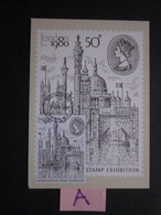 1980 LONDON 1980 INTERNATIONAL STAMP EXHIBITION P.H.Q. CARD WITH FIRST DAY OF ISSUE POSTMARK. ( 02340 )(A) - Tarjetas PHQ