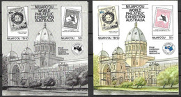 Tonga Niuafo'ou 1984 Australia Sheet And Blackprint Mnh ** - Tonga (1970-...)