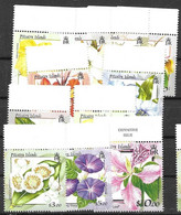 Pitcairn Mnh ** 2000  22 Euros (only Smallest 10 Cent Missing In Otherwise Complete Flower Orchid Set) - Pitcairn