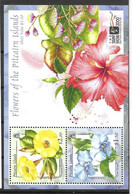 2scans: Pitcairn Mnh ** 2000  26 Euros (only Smallest 10 Cent Missing In Otherwise Complete Flower Orchid Sheet And Set) - Pitcairn