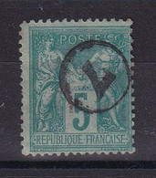 D 271 / SAGE N° 75 CACHET JOUR DE L AN - 1876-1898 Sage (Type II)
