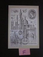 1980 LONDON 1980 INTERNATIONAL STAMP EXHIBITION P.H.Q. CARD WITH FIRST DAY OF ISSUE POSTMARK. ( 02345 )(F) - PHQ Karten