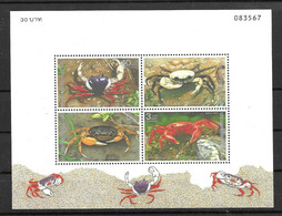 Thailand Sheet Mnh ** 1994 5 Euros Crabs - Thailand