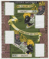 LOTERIE NATIONALE 1952 Tranche Spéciale Des Rois Les Mages VENDUE En ALGERIE 2scans - Billets De Loterie