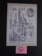 1980 LONDON 1980 INTERNATIONAL STAMP EXHIBITION P.H.Q. CARD WITH FIRST DAY OF ISSUE POSTMARK. ( 02346 )(G) - Cartes PHQ