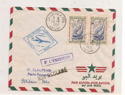 28-6-1961 ENVELOPPE PAR AVION DE CASABLANCA AVEC RETOUR A L ENVOYEUR - Morocco (1956-...)