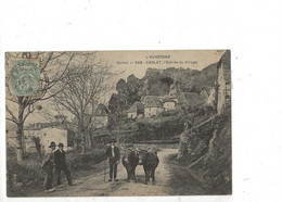 Carlat (15)  : L'entrée Du Village En 1906 (animée) PF. - Carlat
