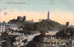 Calton Hill - Edinbourg -Edinburgh - Vue Sur Le Cimetière - Oblitéré En 1920 - Altri & Non Classificati