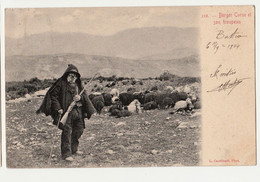 20] [2B] Haute Corse Berger Corse Et Son Troupeau - Très Bon état CIRCULEE PRECURSEUR - Altri & Non Classificati