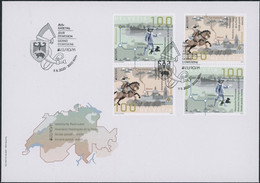 Suisse - 2020 - Europa - Zusammenhängende - Ersttagsbrief FDC ET - Covers & Documents