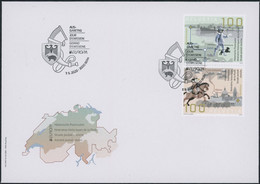 Suisse - 2020 - Europa - Zusammenhängende - Ersttagsbrief FDC U1 ET - Storia Postale