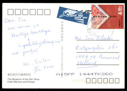 MACAU - Picture Postcard Sent To Purmerend, The Netherlands. Picture Of Terra-Cotta Museum. - Briefe U. Dokumente