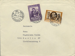 1965 , VATICANO / VATICANE - SOBRE CIRCULADO A BERLIN - Lettres & Documents