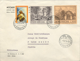 1976 , VATICANO / VATICANE - SOBRE CIRCULADO A REGNY - Lettres & Documents