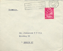 1966 , VATICANO / VATICANE - SOBRE CIRCULADO A BERLIN , UNIVERSALE JUBILAEUM - Lettres & Documents