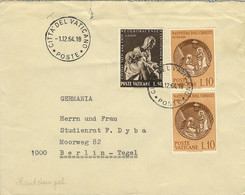 1964  , VATICANO / VATICANE - SOBRE CIRCULADO A BERLIN - Storia Postale