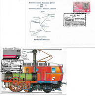 1875x: 2222 Bad Pirawarth, 90 Jahre NÖ Landesbahn, 2 Belege Aus 1993 - Mistelbach