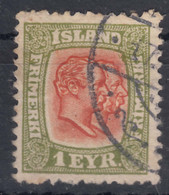 Iceland Island Ijsland 1907 Mi#48 Used - Used Stamps