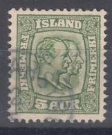 Iceland Island Ijsland 1915 Mi#79 Used - Gebruikt