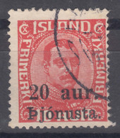 Iceland Island Ijsland 1923 Porto Mi#43 Used - Used Stamps