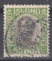 Iceland Island Ijsland 1920 Porto Mi#38 Used - Used Stamps